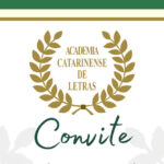 convite para a solenidade de outorga da Medalha Academia Catarinense de Letras