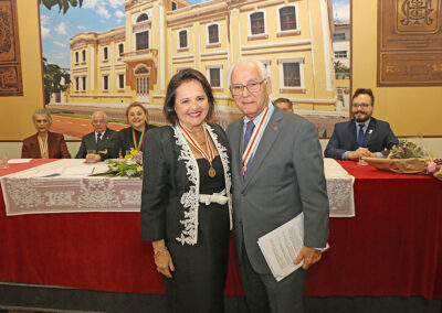 Lélia Pereira Nunes e Moacir Pereira, presidente e vice-presidente, respectivamente